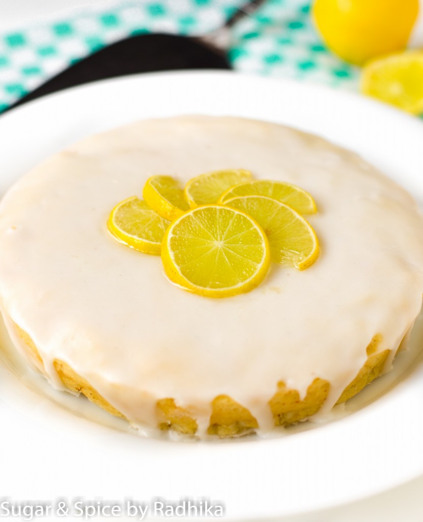 Eggless Lemon Drizzle Cake