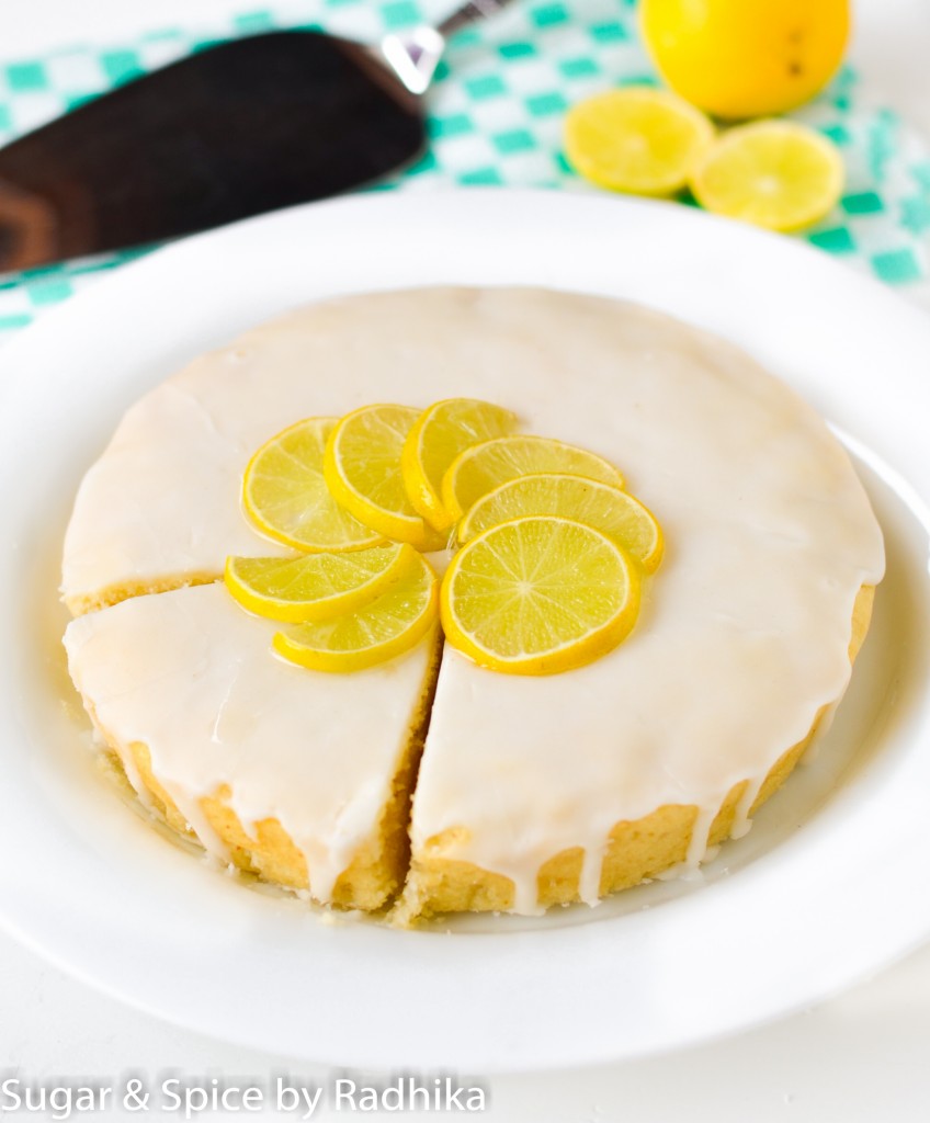 Eggless Lemon Drizzle Cake
