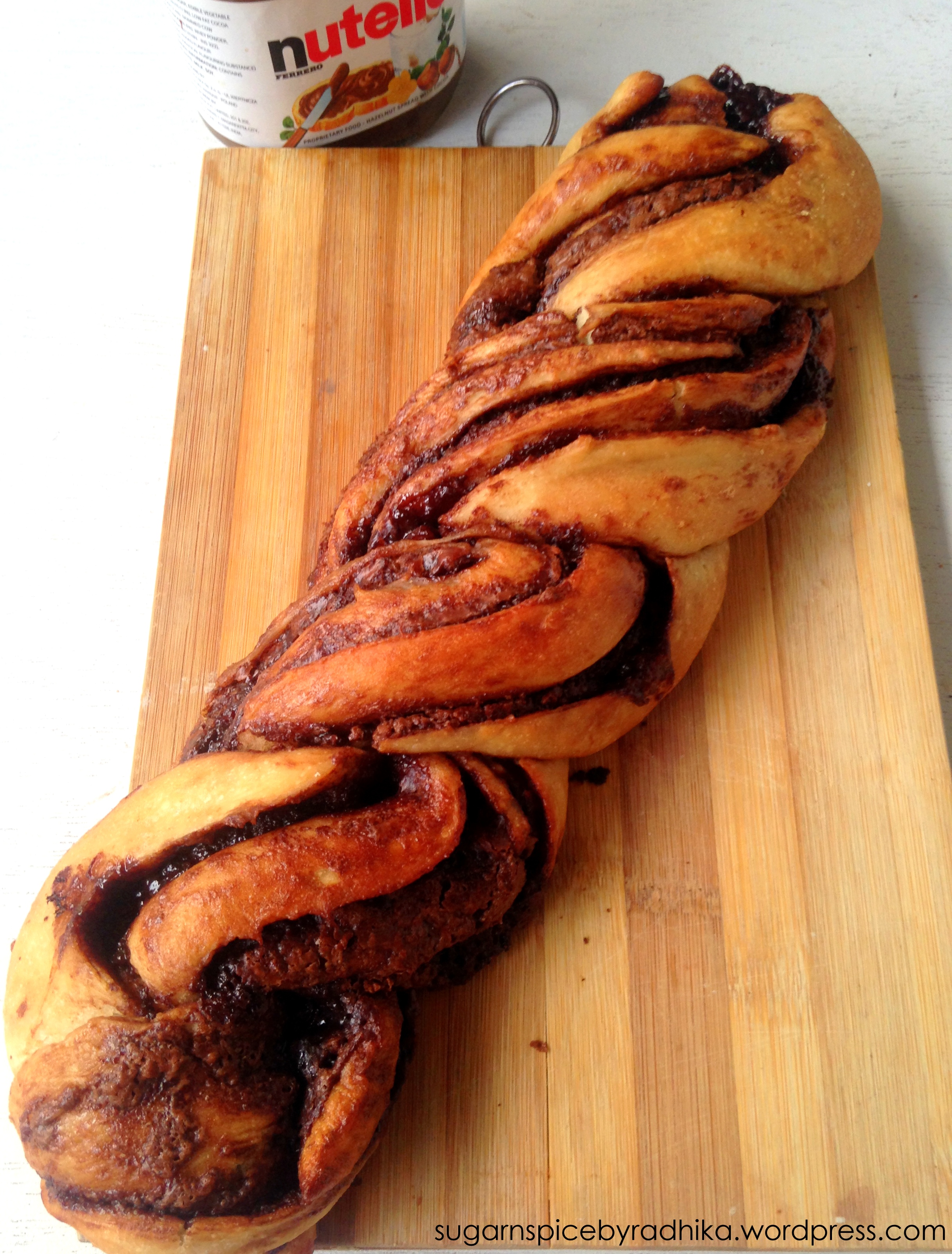 Braided Nutella Bread