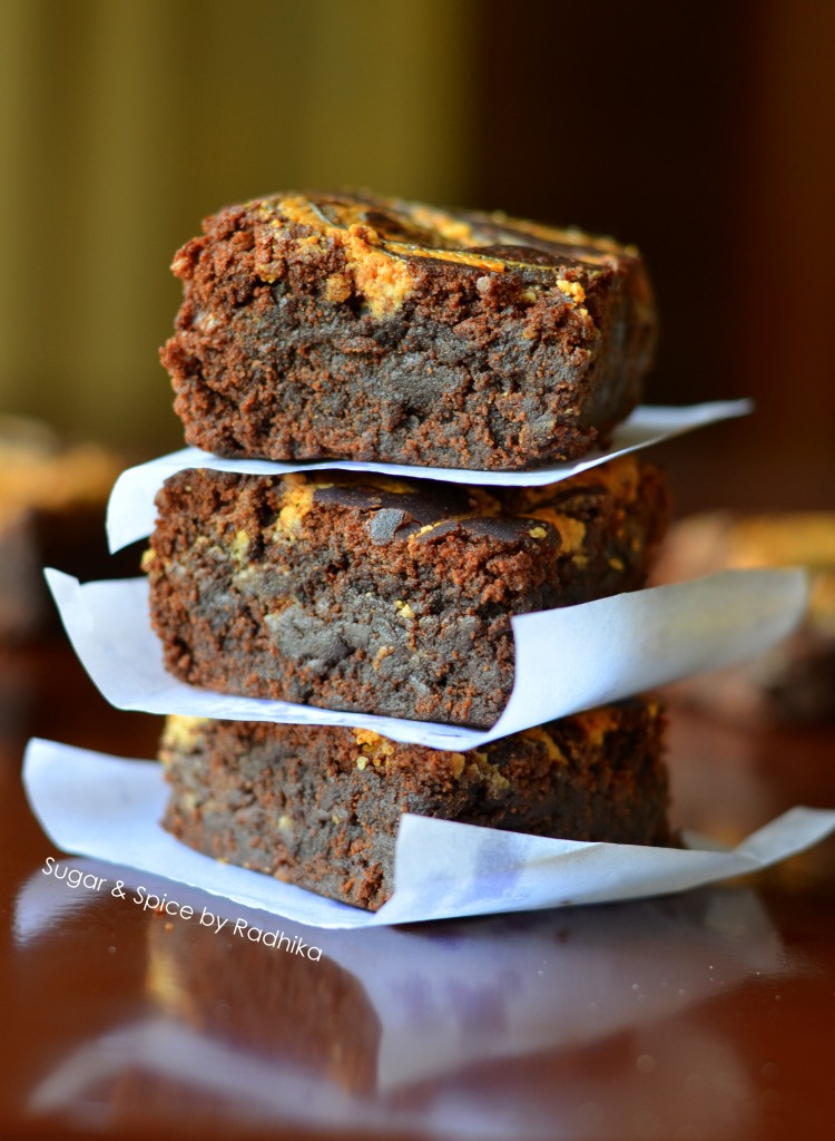 Peanut Butter Swirl Brownies