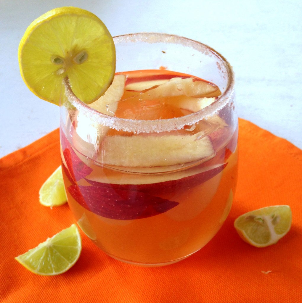 Apple ginger lemonade