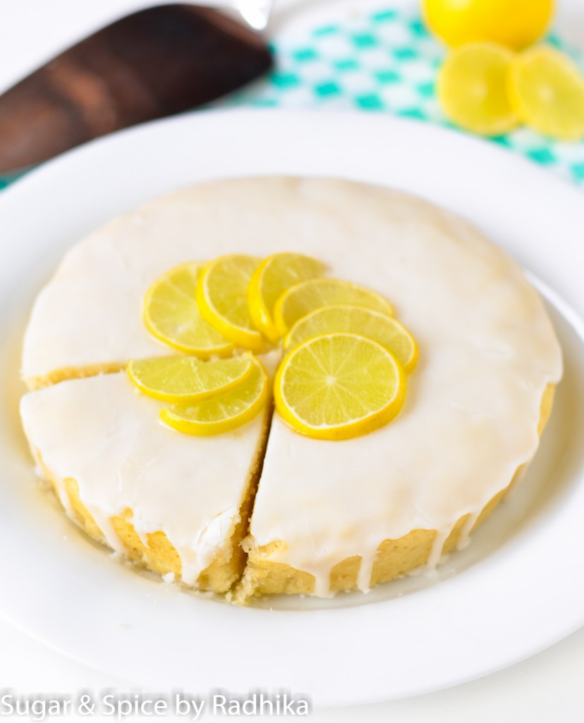 Eggless Lemon Drizzle Cake