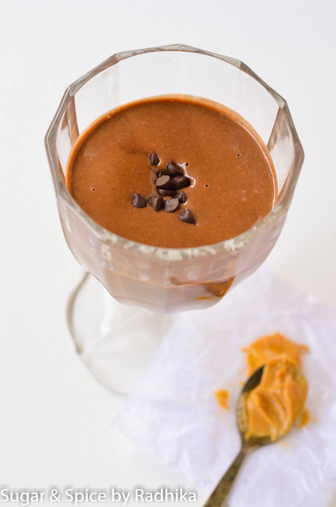 Chocolate Peanut Butter Smoothie