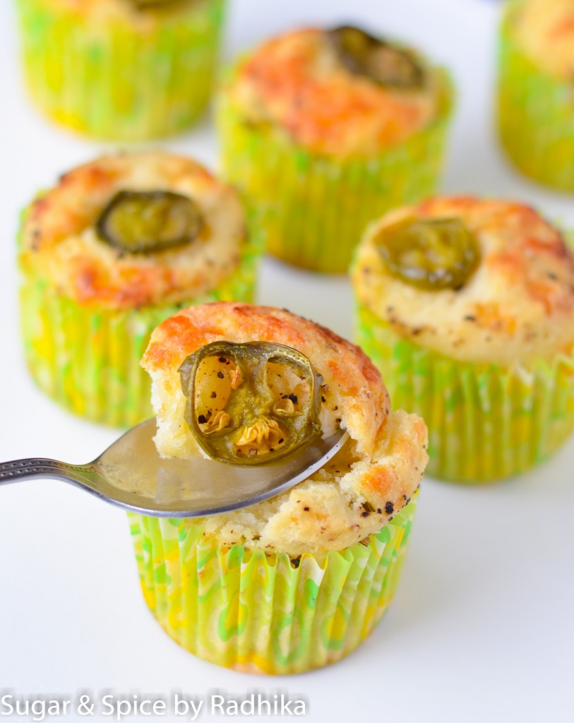 Cheese and Jalapeno Muffins