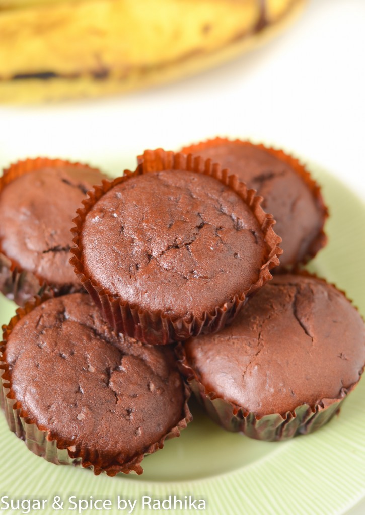 Chocolate and Banana Muffins
