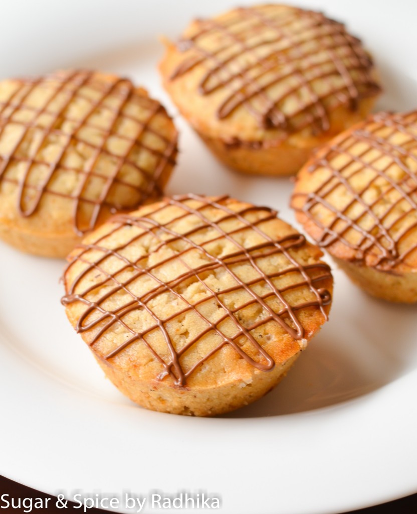 Nutella Stuffed Cinnamon Muffins