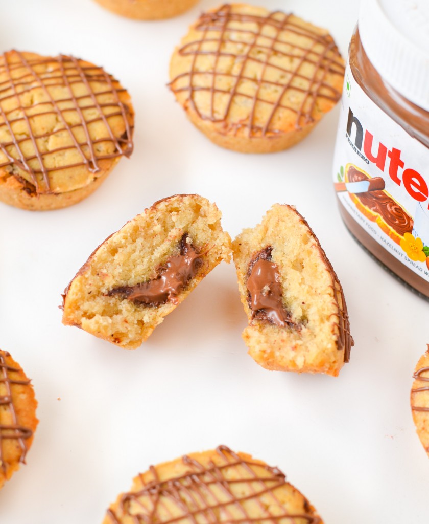 Nutella Stuffed Cinnamon Muffins