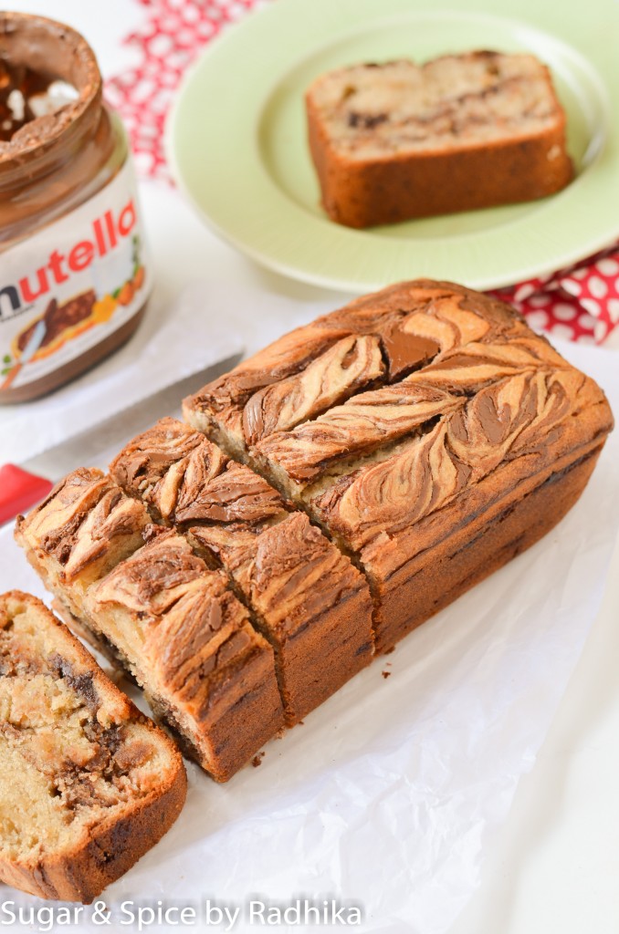 Nutella Swirl Banana Bread