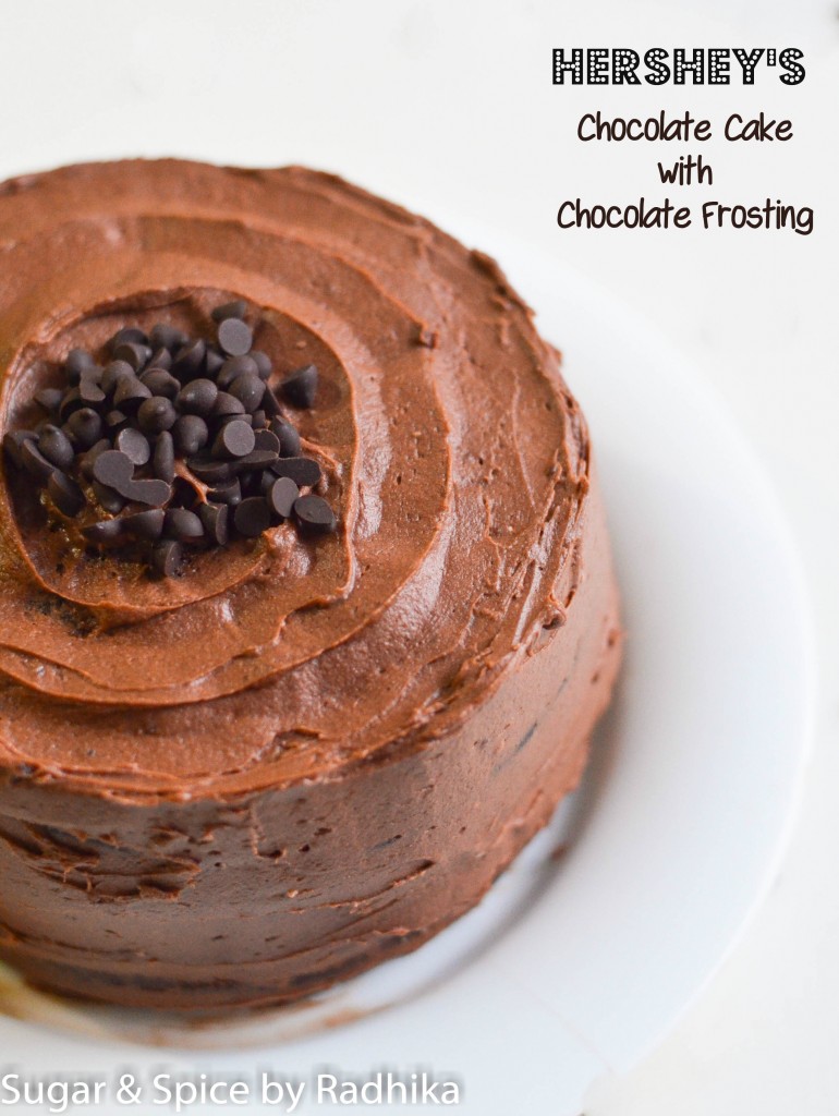 Hershey's Chocolate Cake with Chocolate Frosting