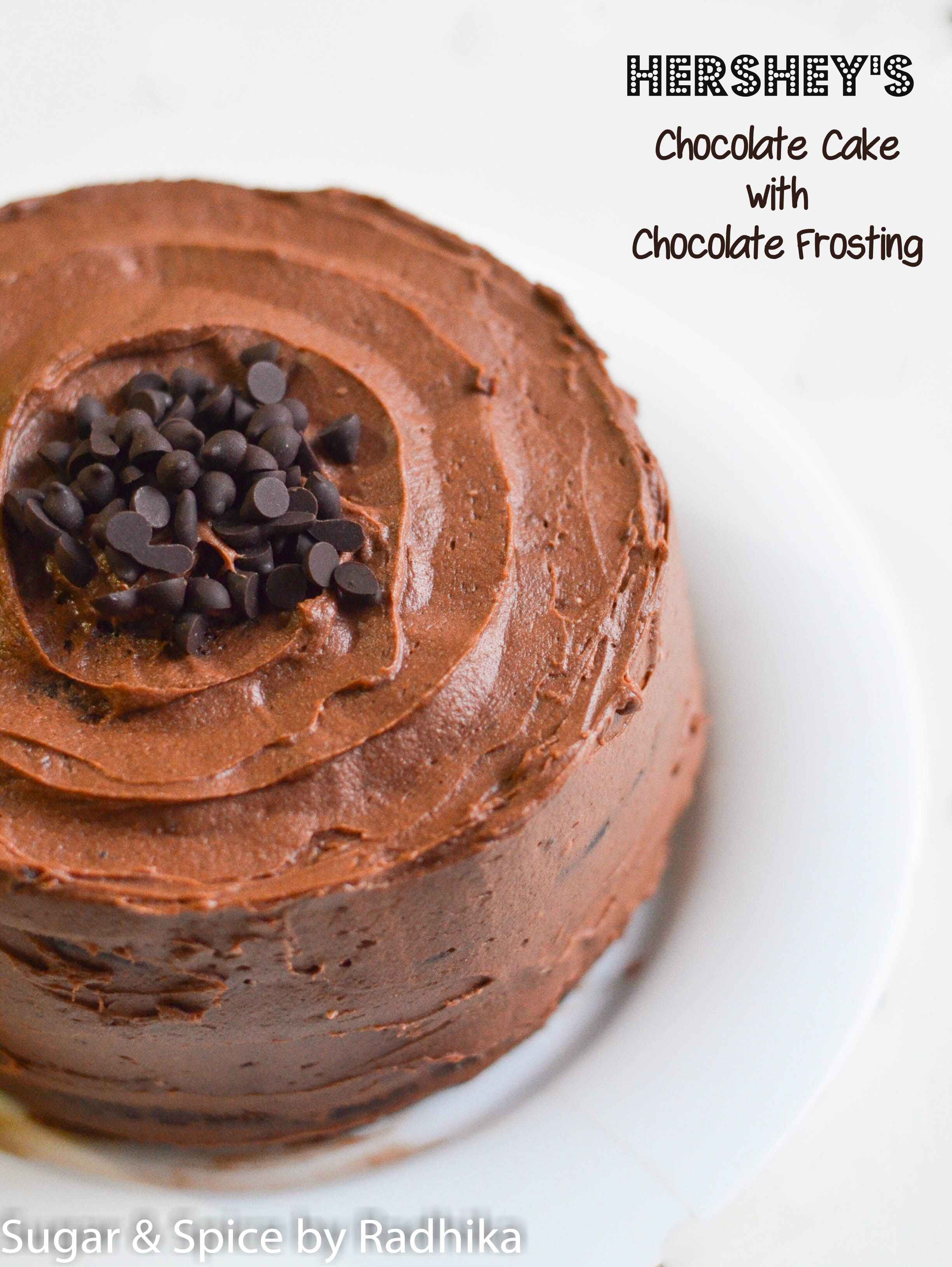 Hershey's Chocolate Cake with Chocolate Frosting