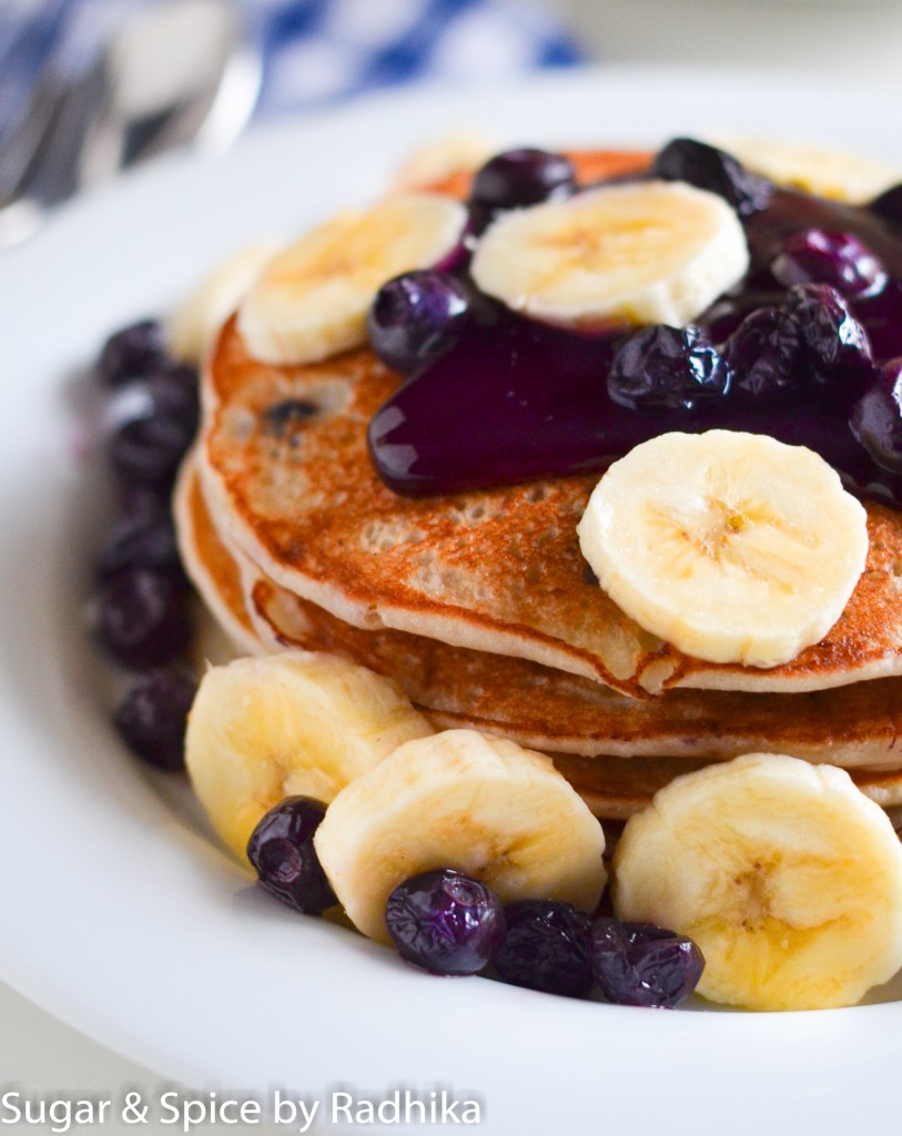 Blueberry Banana Pancakes