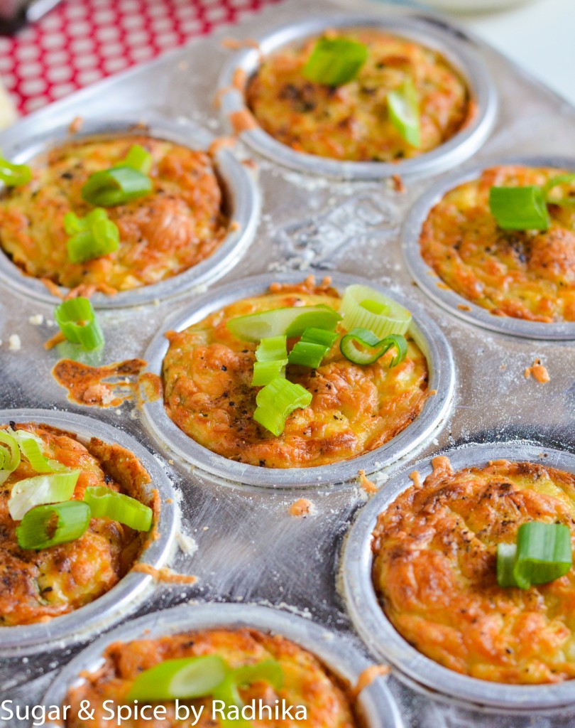 Cheesy Mashed Potato Muffins