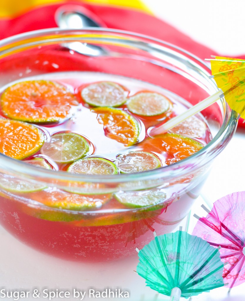 Cranberry and Orange Summer Punch