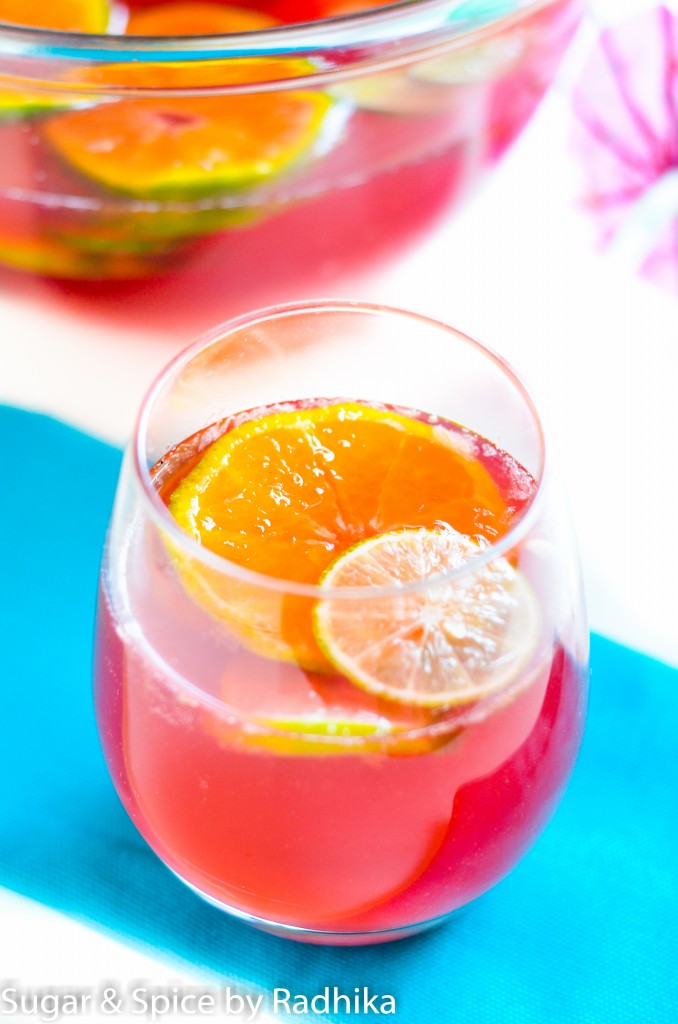 Cranberry and Orange Summer Punch