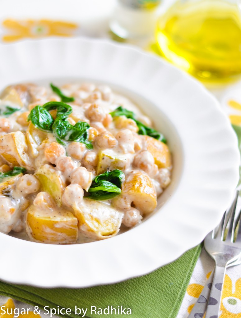 Potato and Chickpea Salad