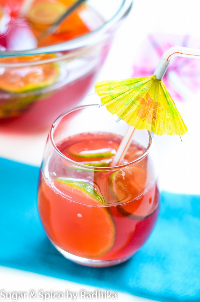 Cranberry and Orange Summer Punch
