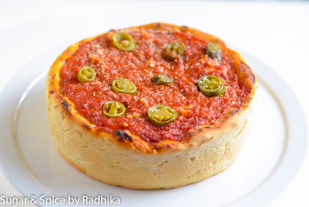 Homemade Deep Dish Pizza