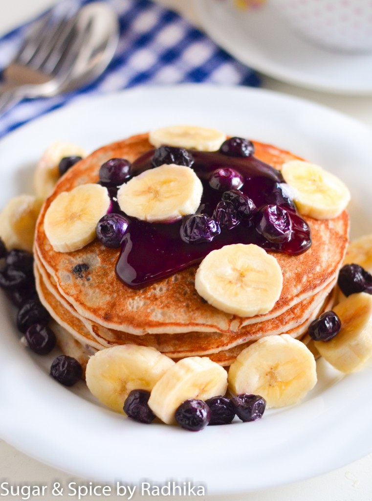 Blueberry Banana Pancakes