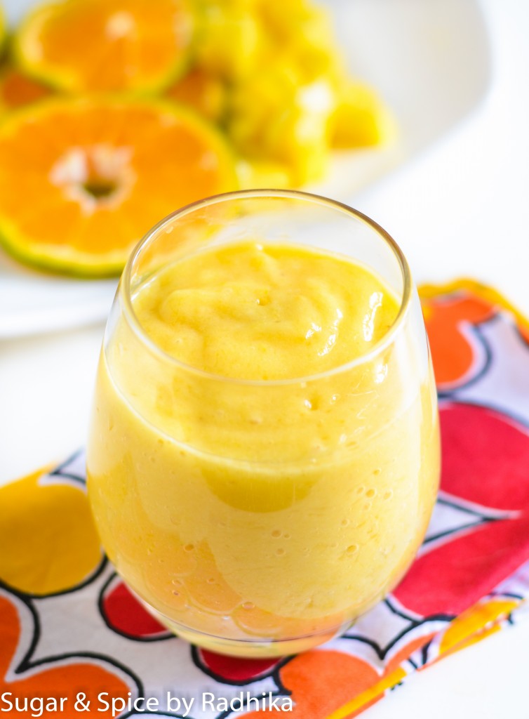 Mango and Orange Smoothie