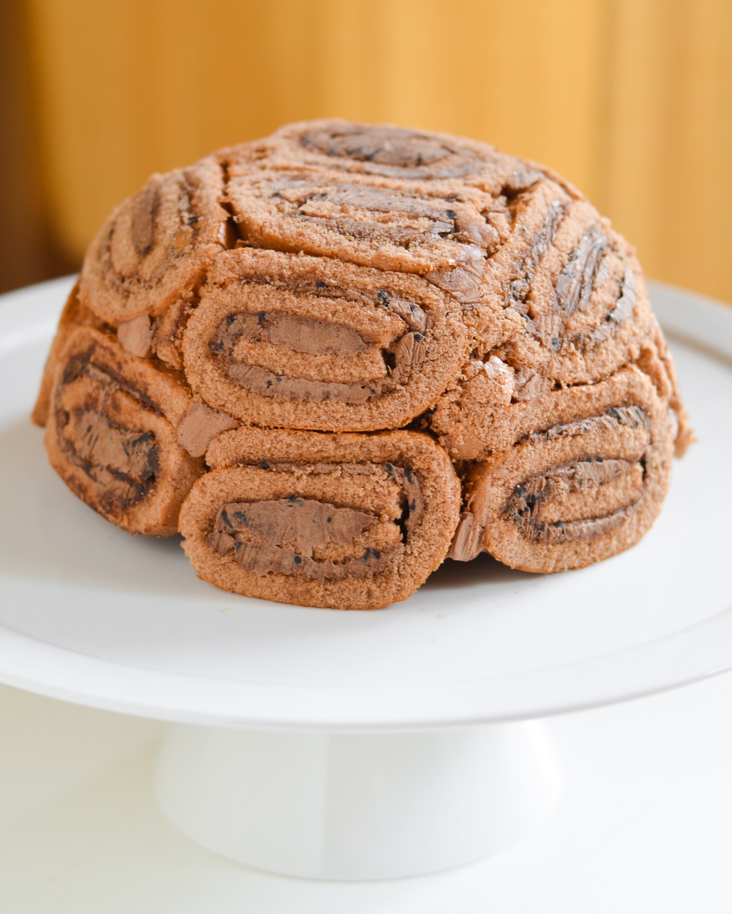 Swiss Roll Ice Cream Cake