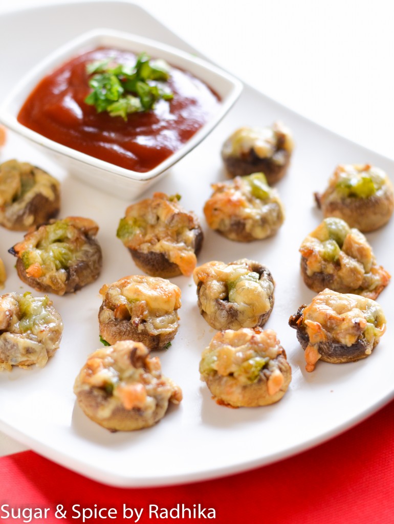 Cheesy Stuffed Mushroom