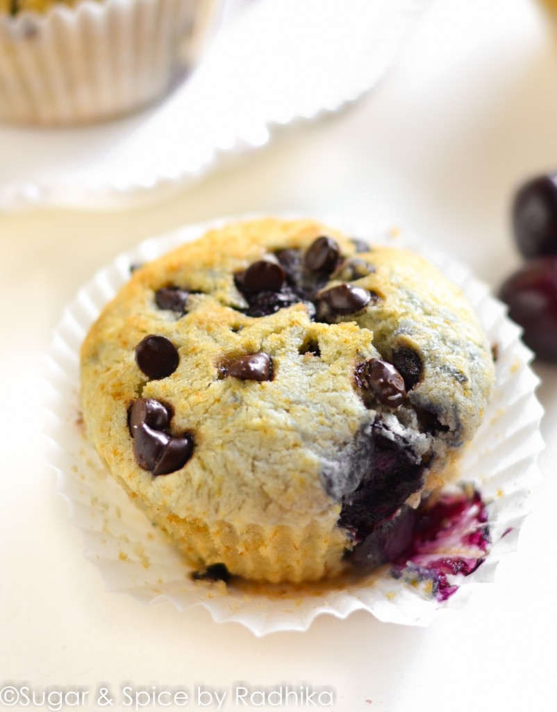 Cherry and Chocolate Chip Muffins
