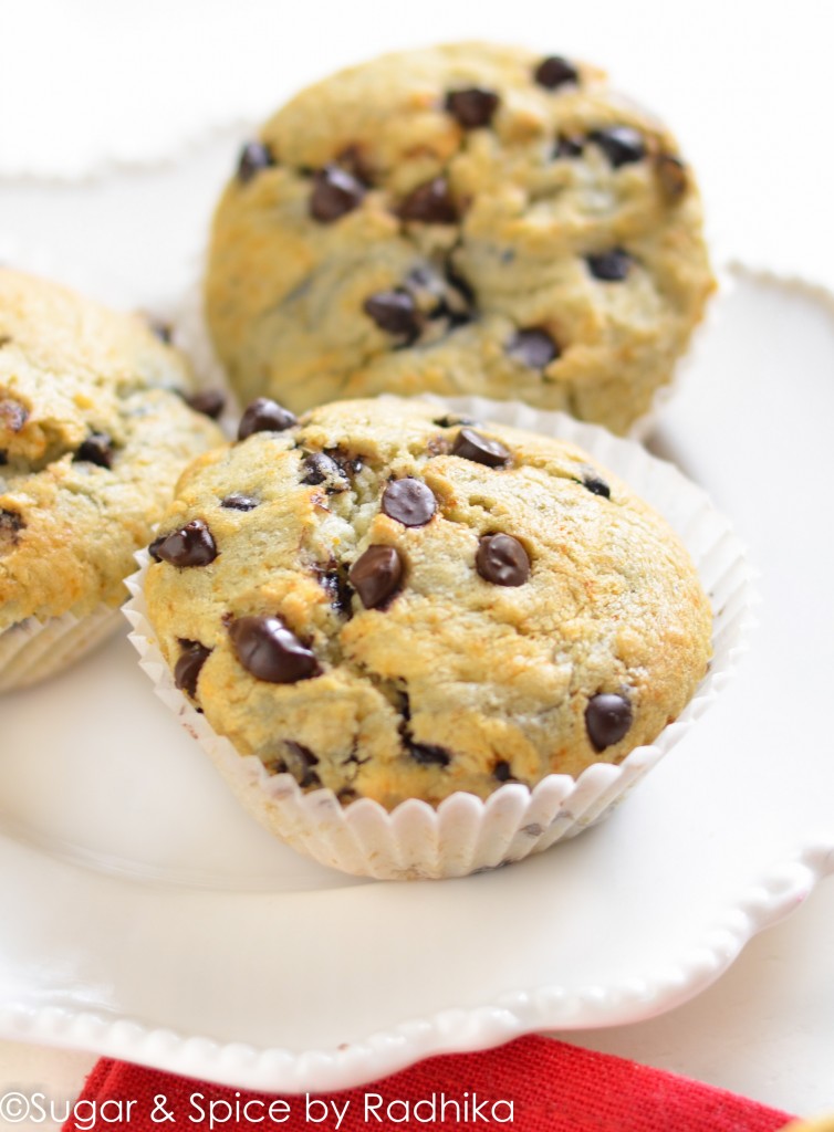 Cherry and Chocolate Chip Muffins