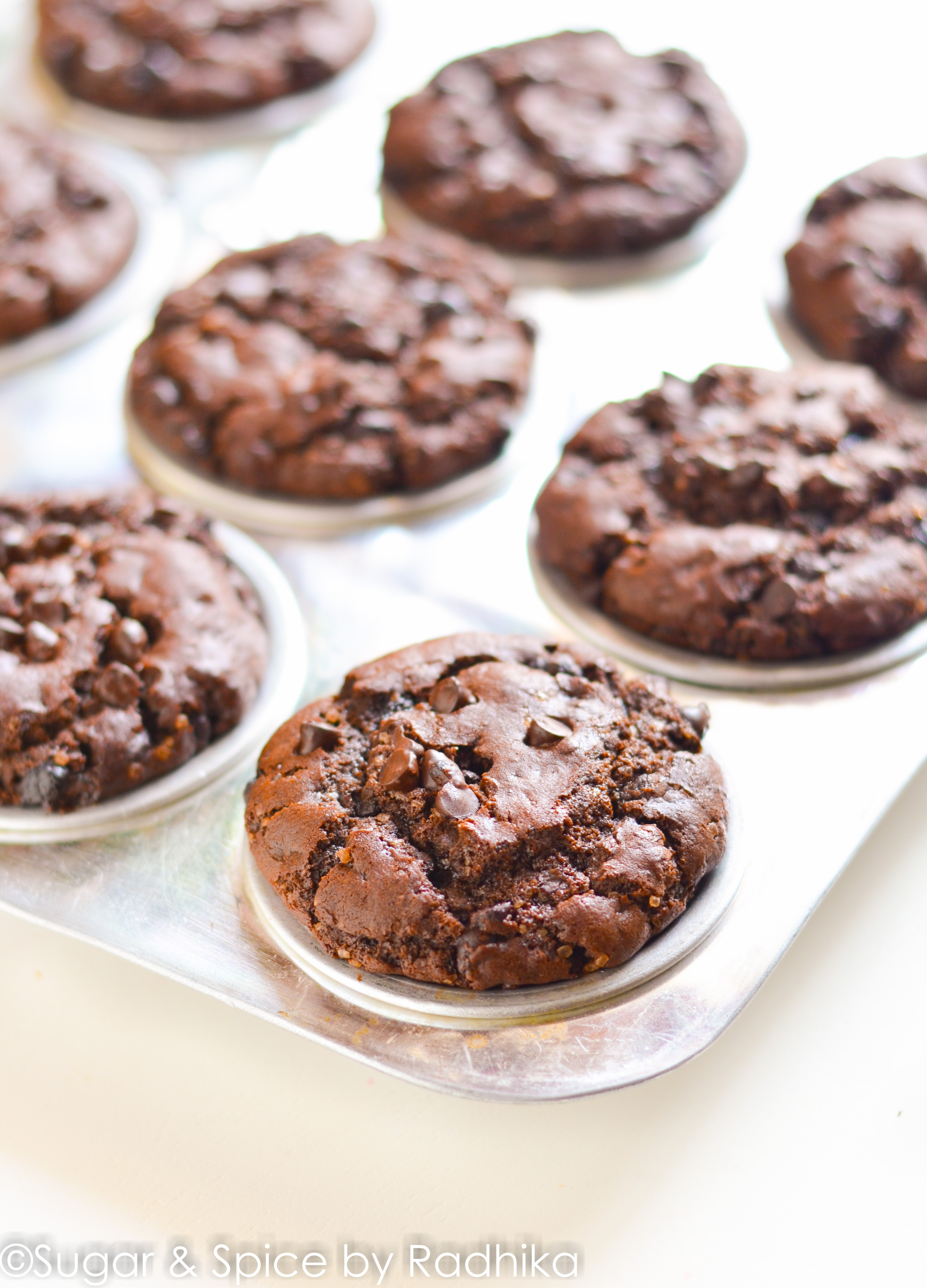 Double Chocolate Muffins (eggless)