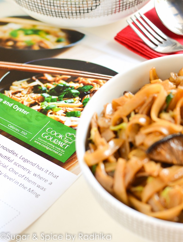 Rice Stick Noodles with Shiitake and Oyster Mushrooms - Cook Gourmet