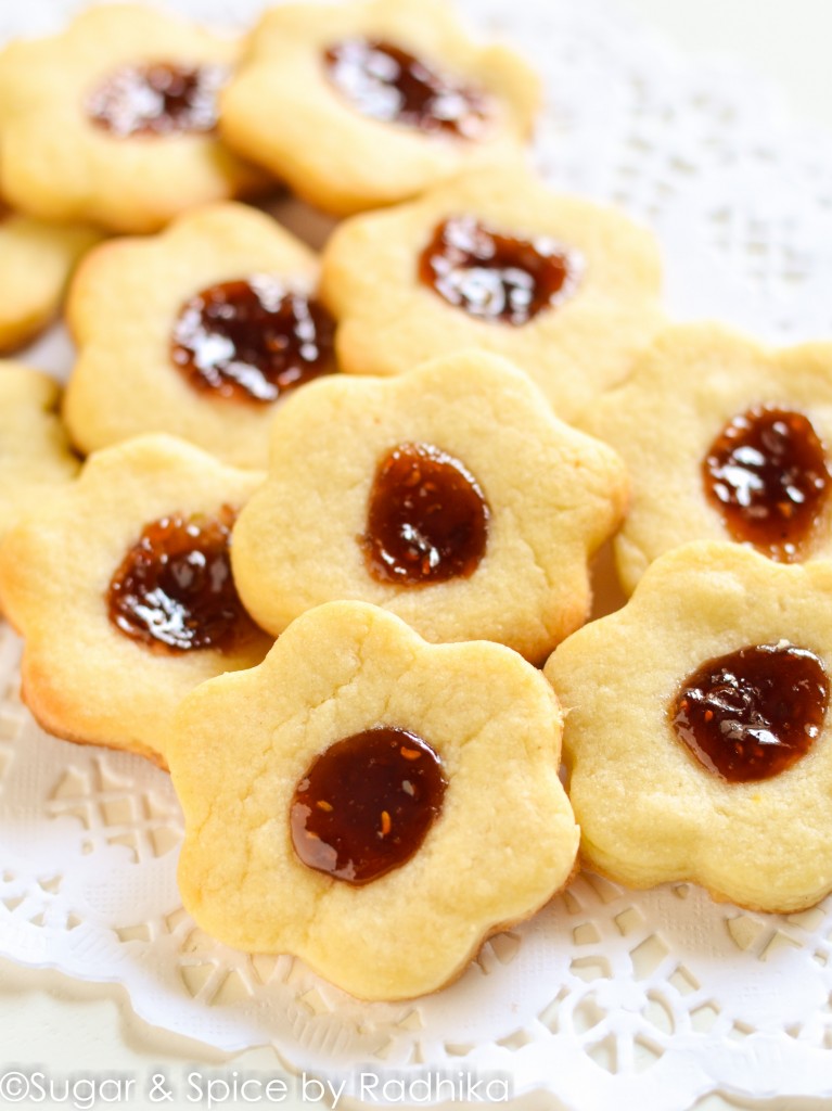 Thumbprint Raspberry Jam Cookies
