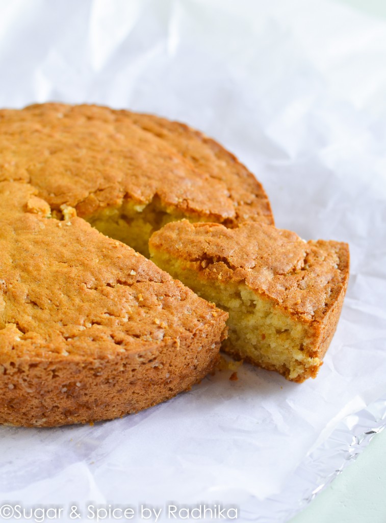 Eggless Vanilla Sponge Cake