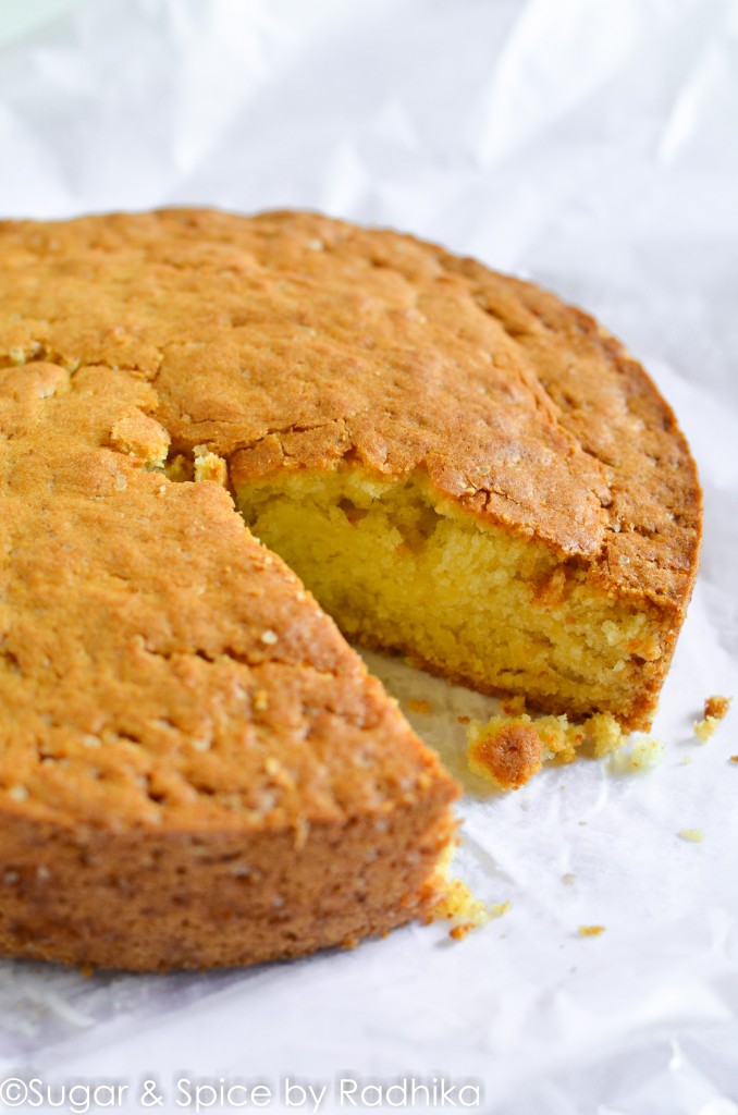 Eggless Vanilla Sponge Cake