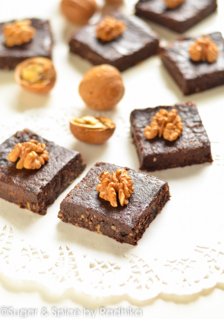No-Bake Vegan Flourless Brownies