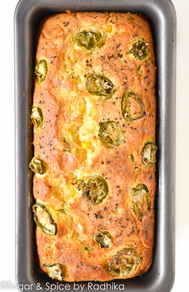 Cheesy Jalapeno and Corn Loaf