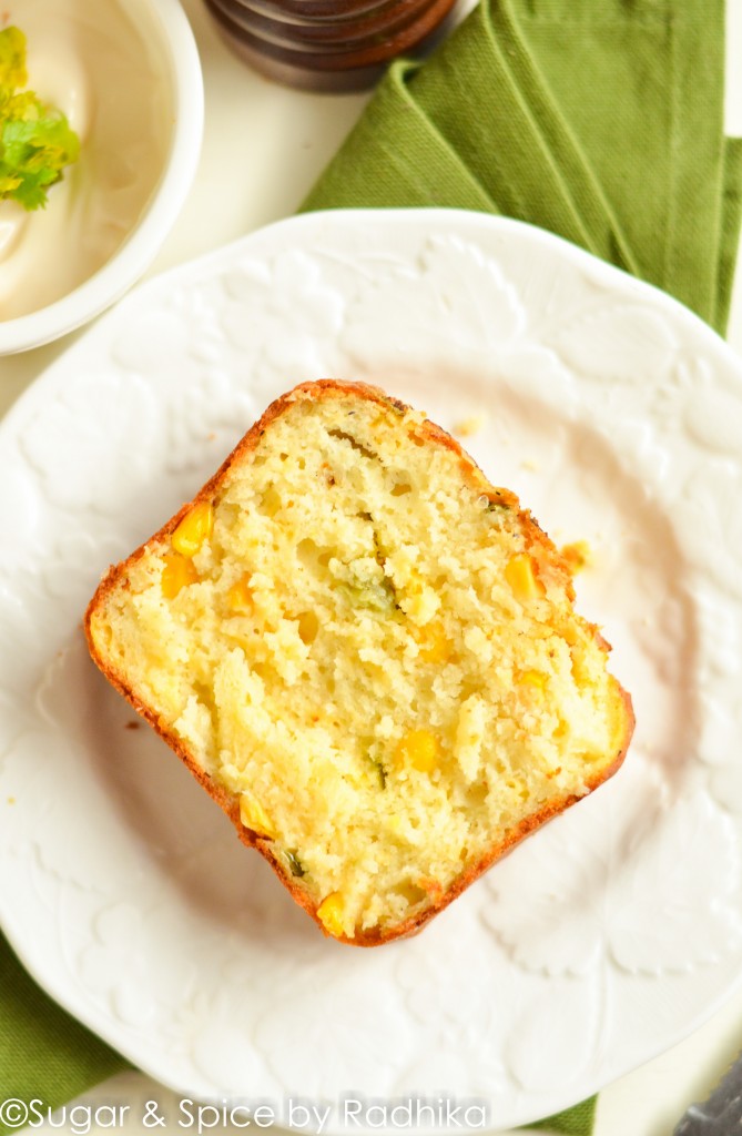 Cheesy Jalapeno and Corn Loaf