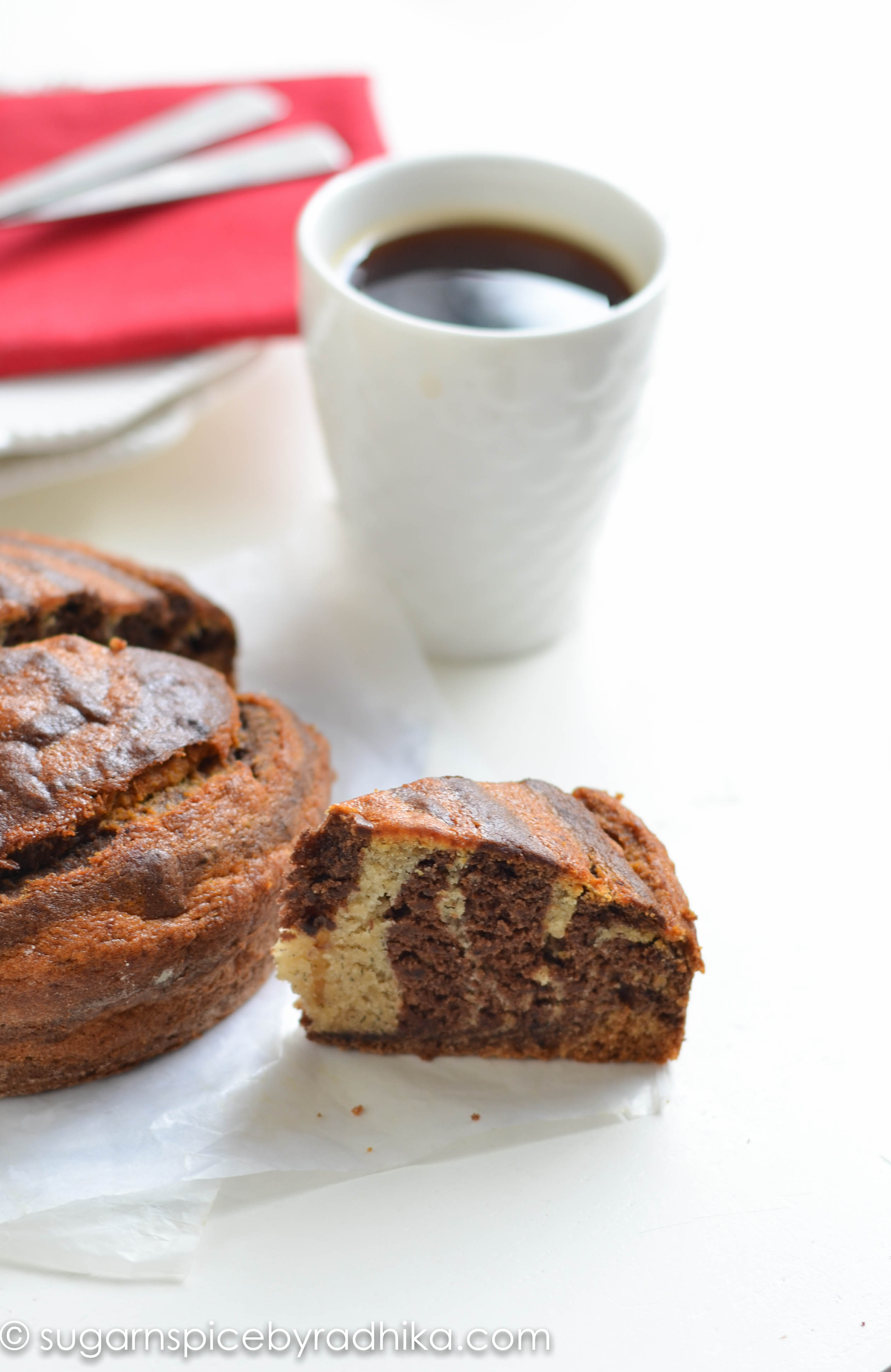 Marble Banana Cake