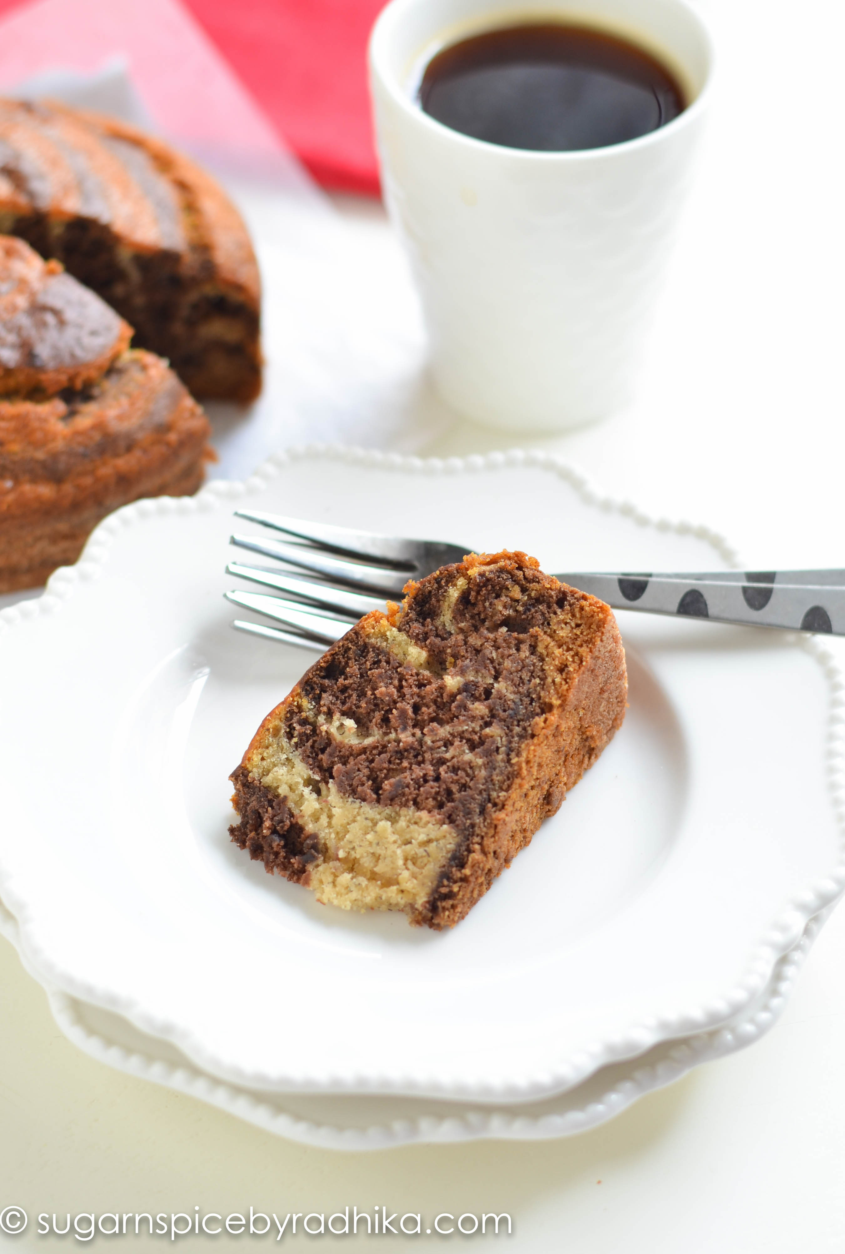 Marble Banana Cake
