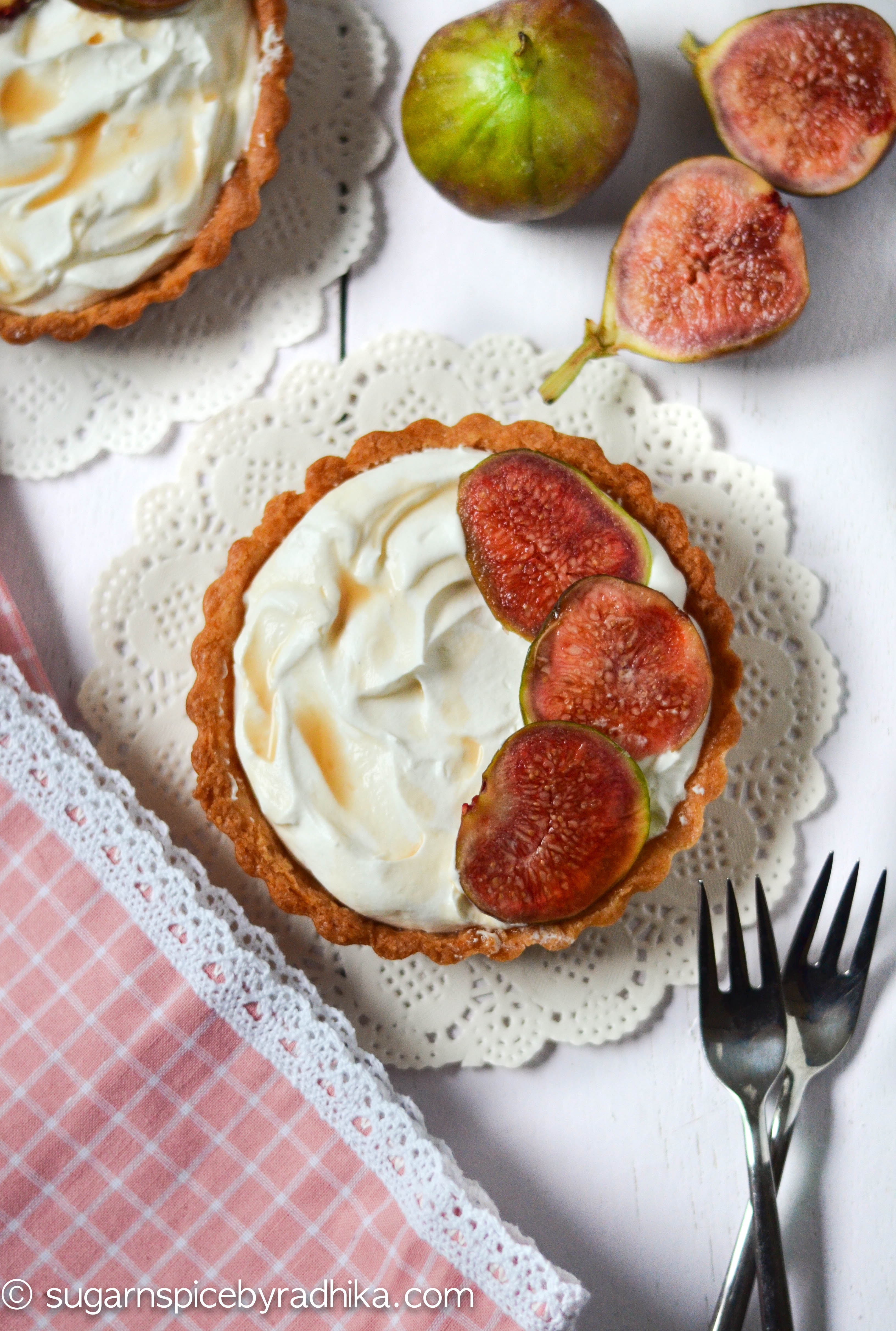fig and mascarpone tart