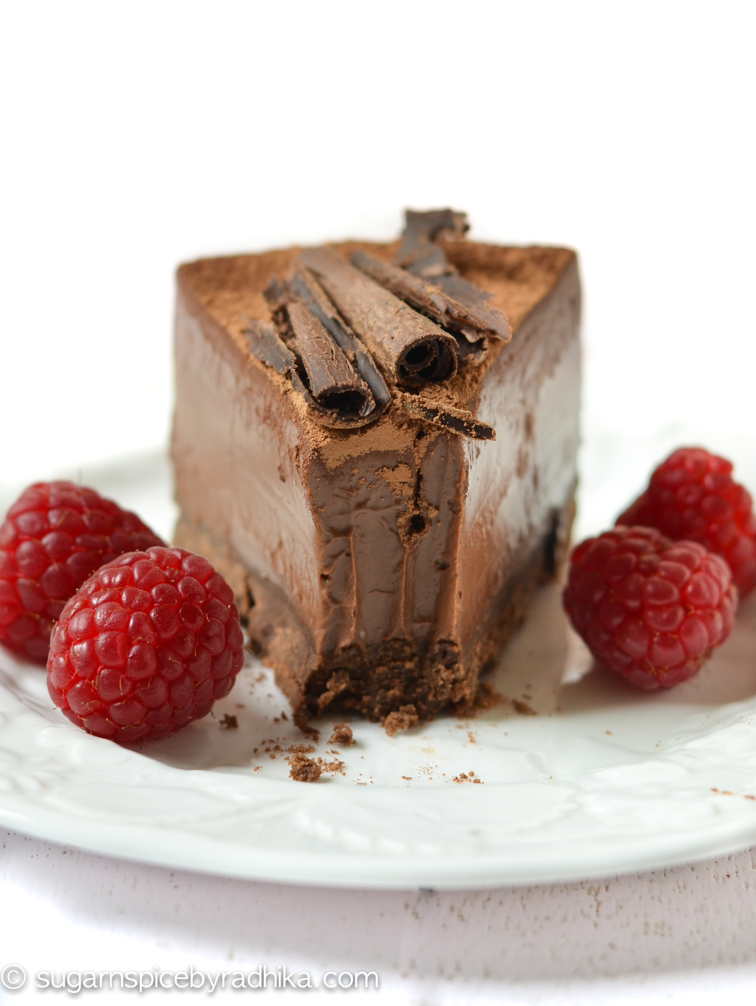 No Bake Chocolate Truffle Cake