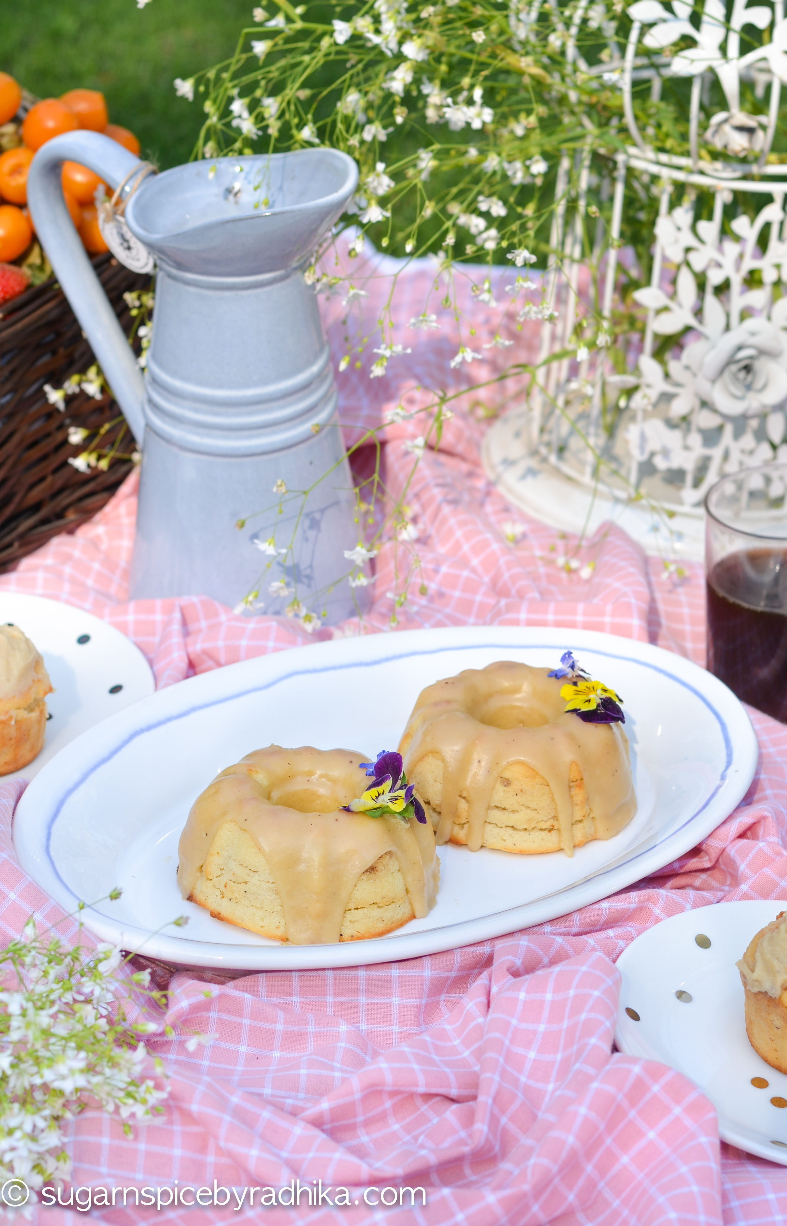 Spiced Mini Bundts with Maple Glaze