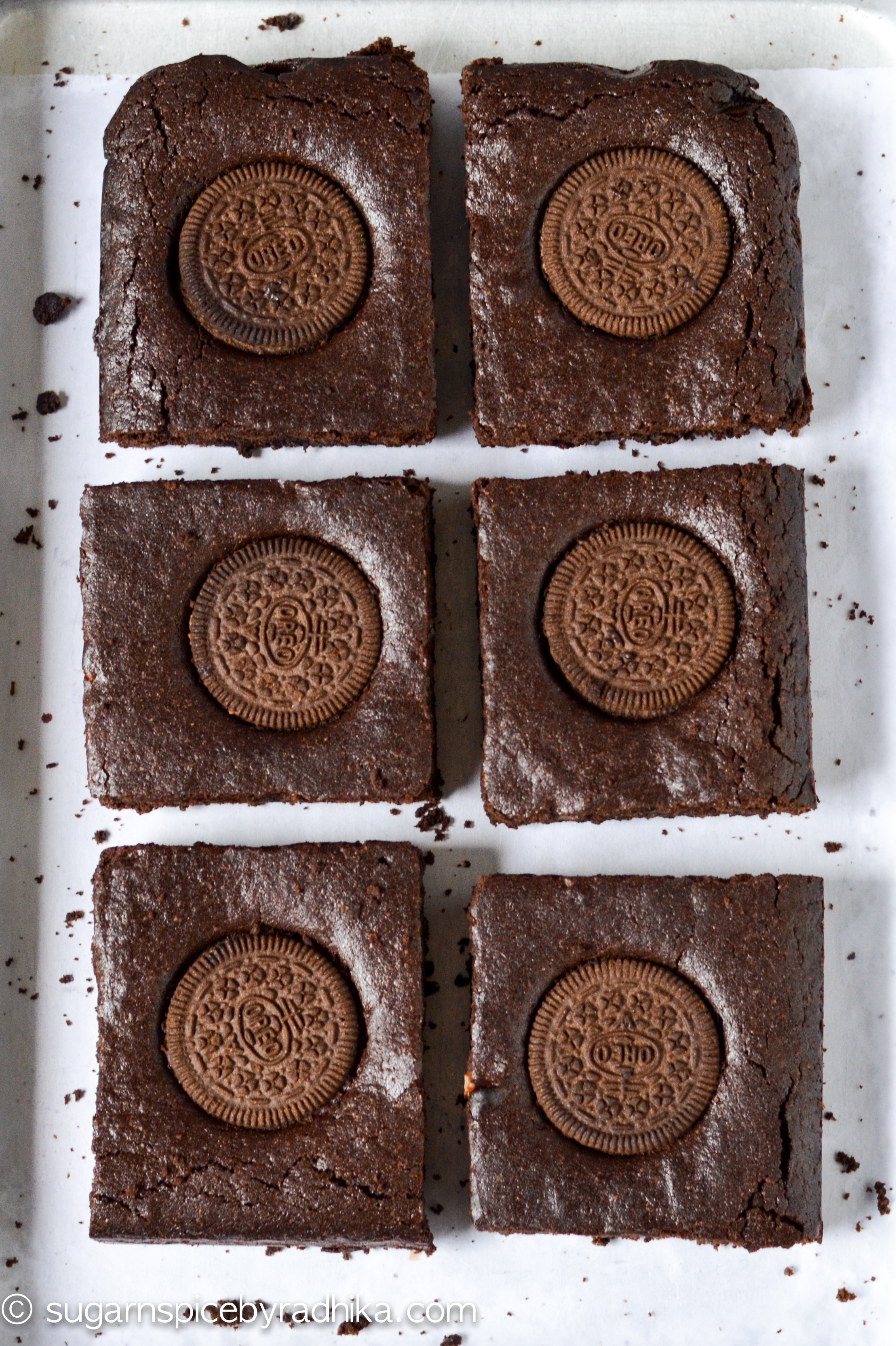 Oreo Brownies (eggless)