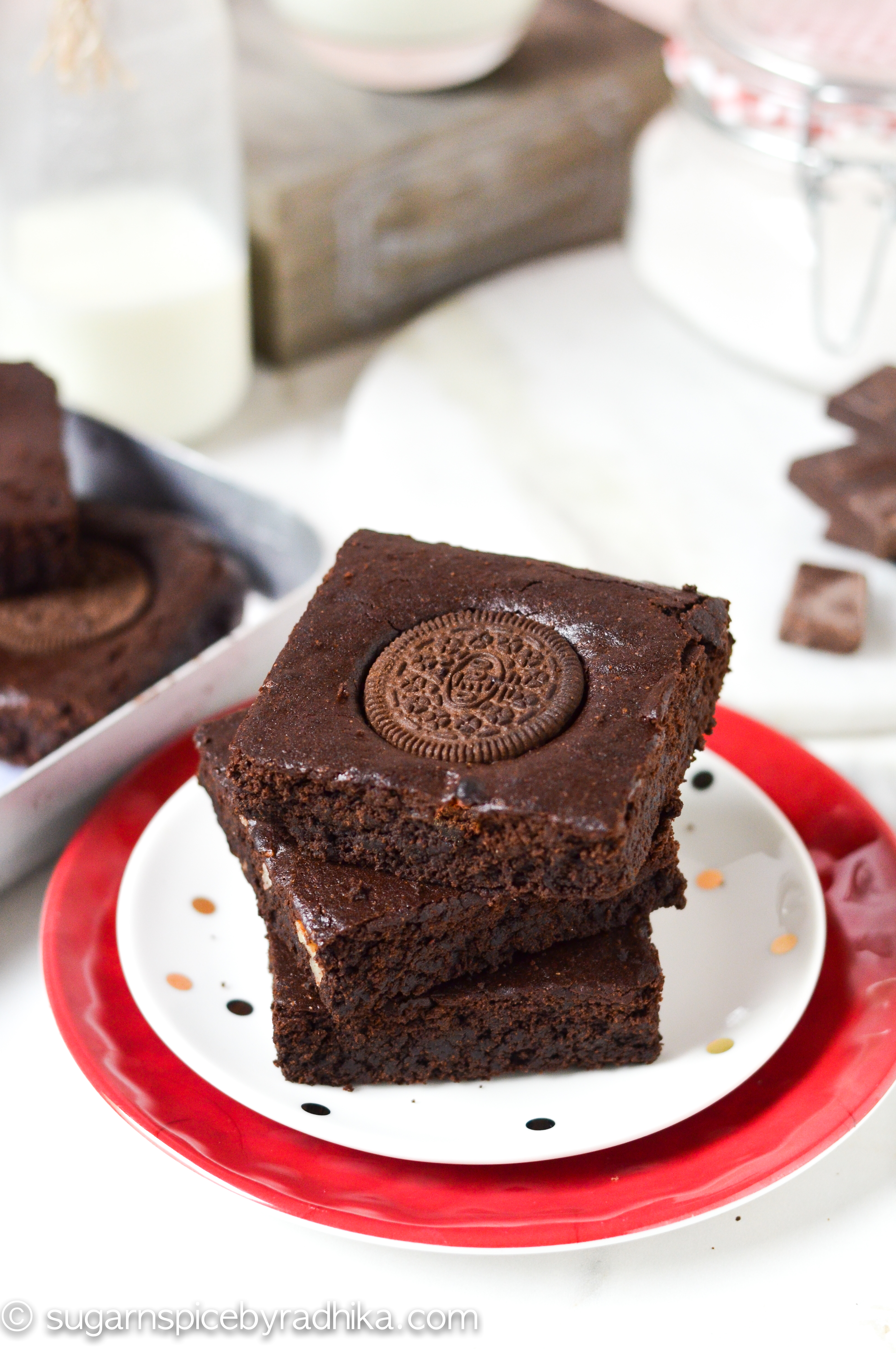 Oreo Brownies (eggless)