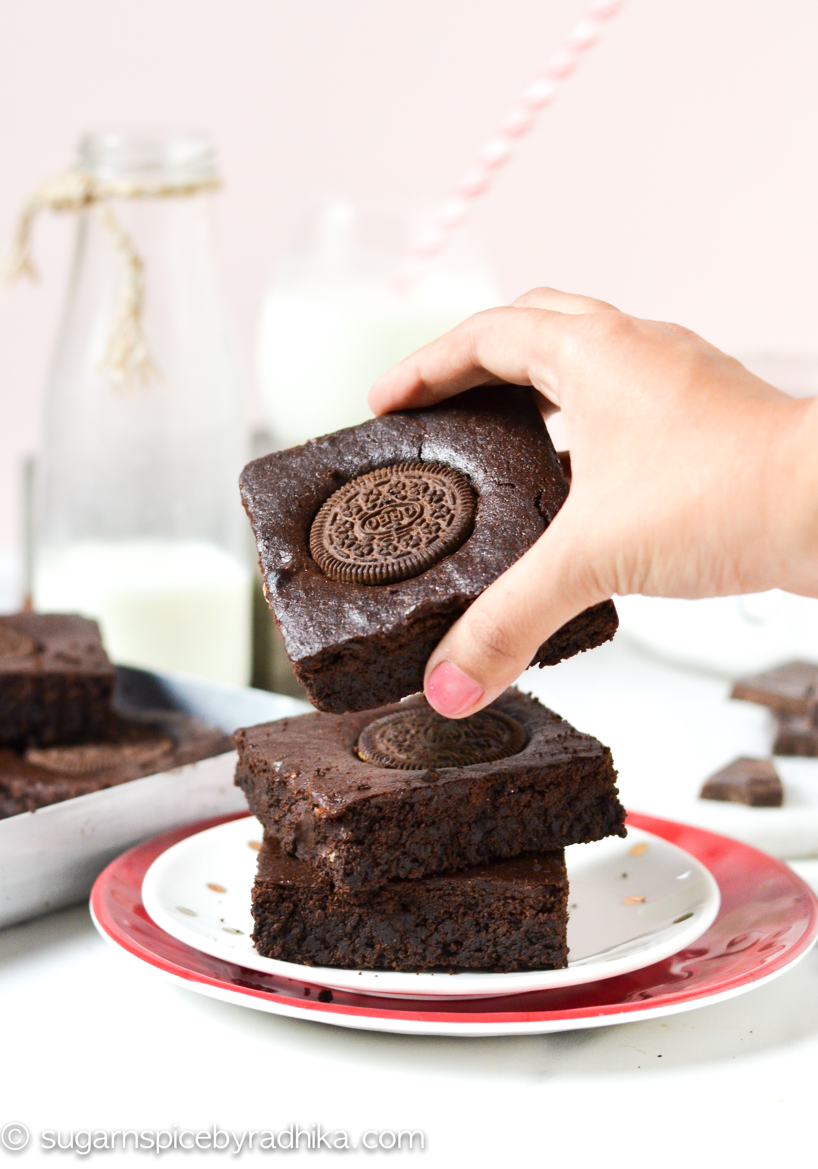 Oreo Brownies (eggless)