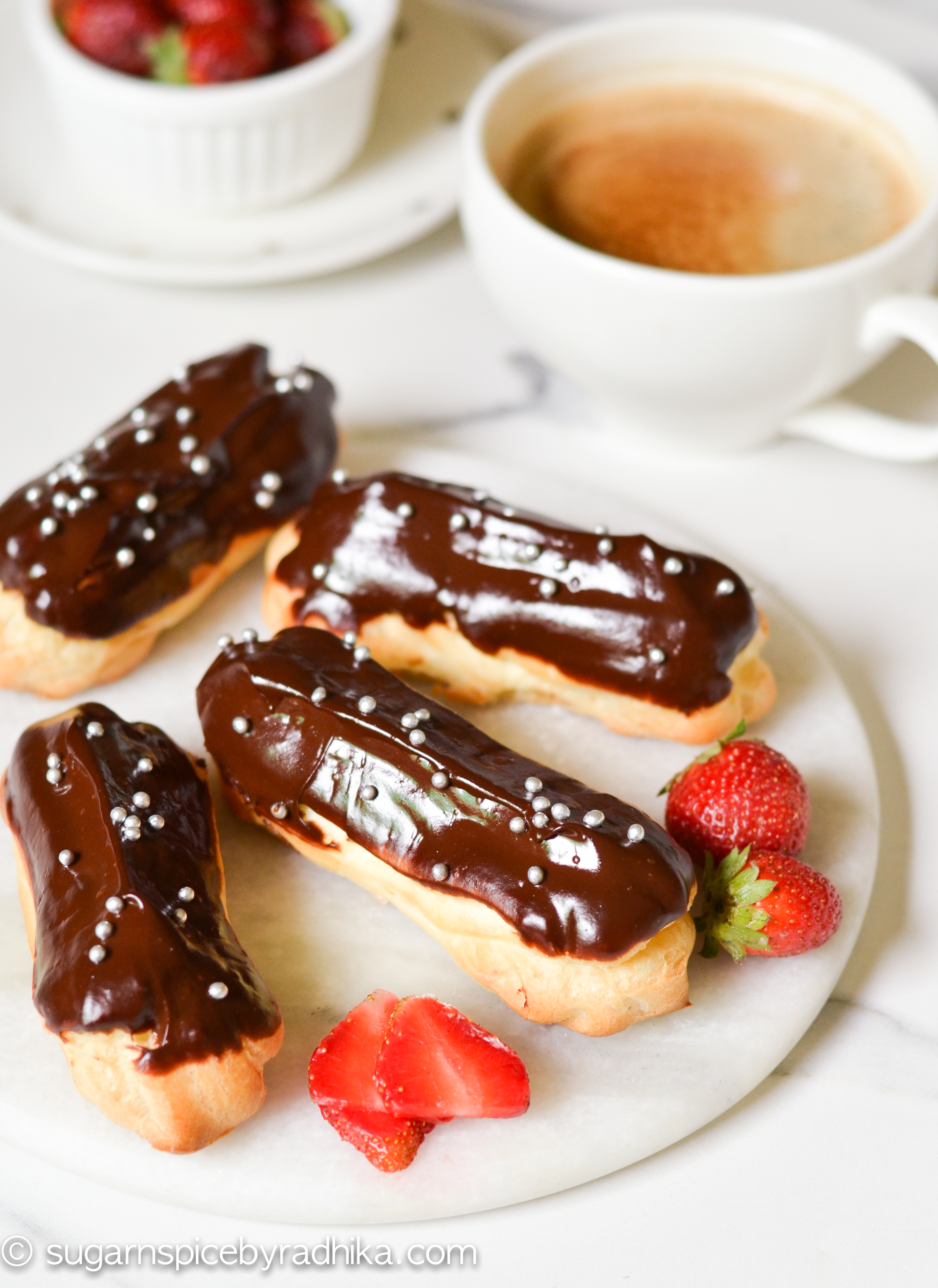 The Easiest Chocolate Eclairs
