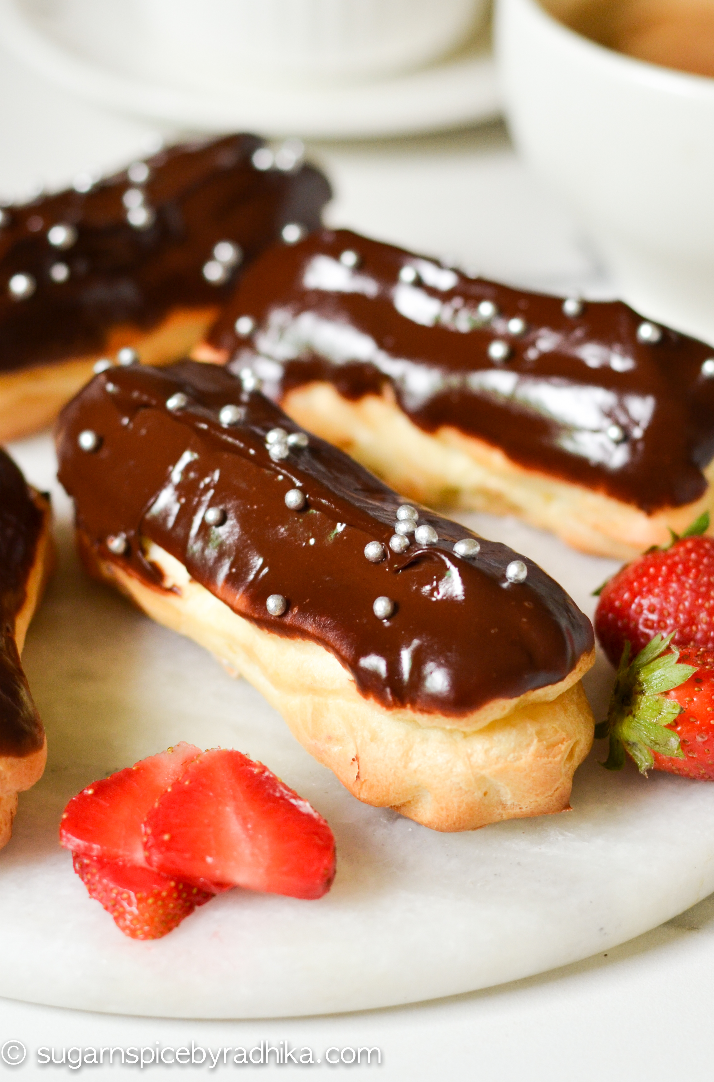 The Easiest Chocolate Eclairs