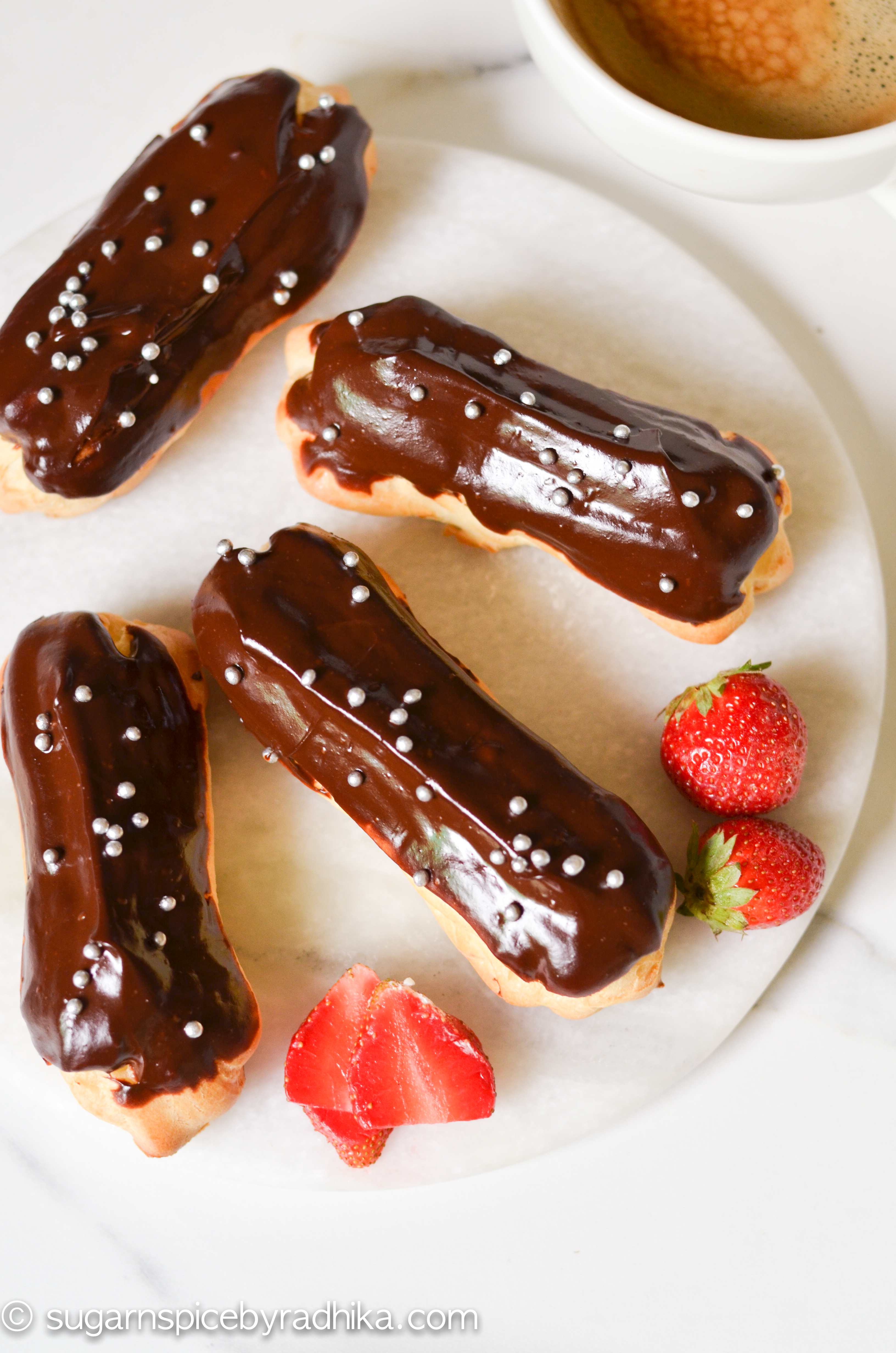 The Easiest Chocolate Eclairs