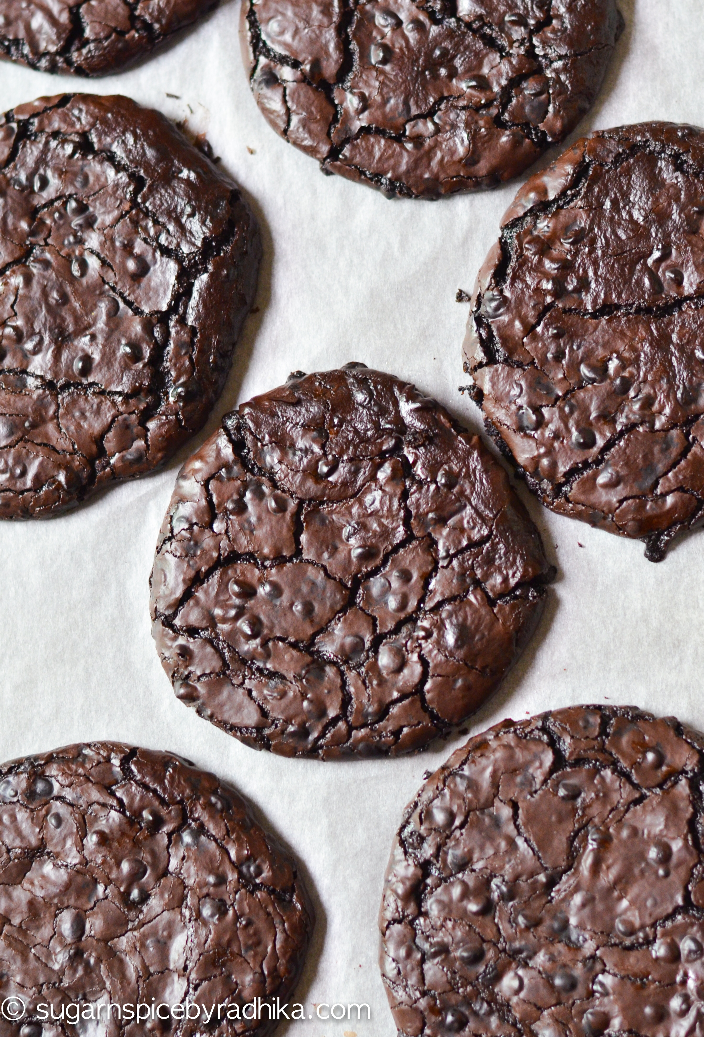 Flourless Chocolate Fudge Cookies