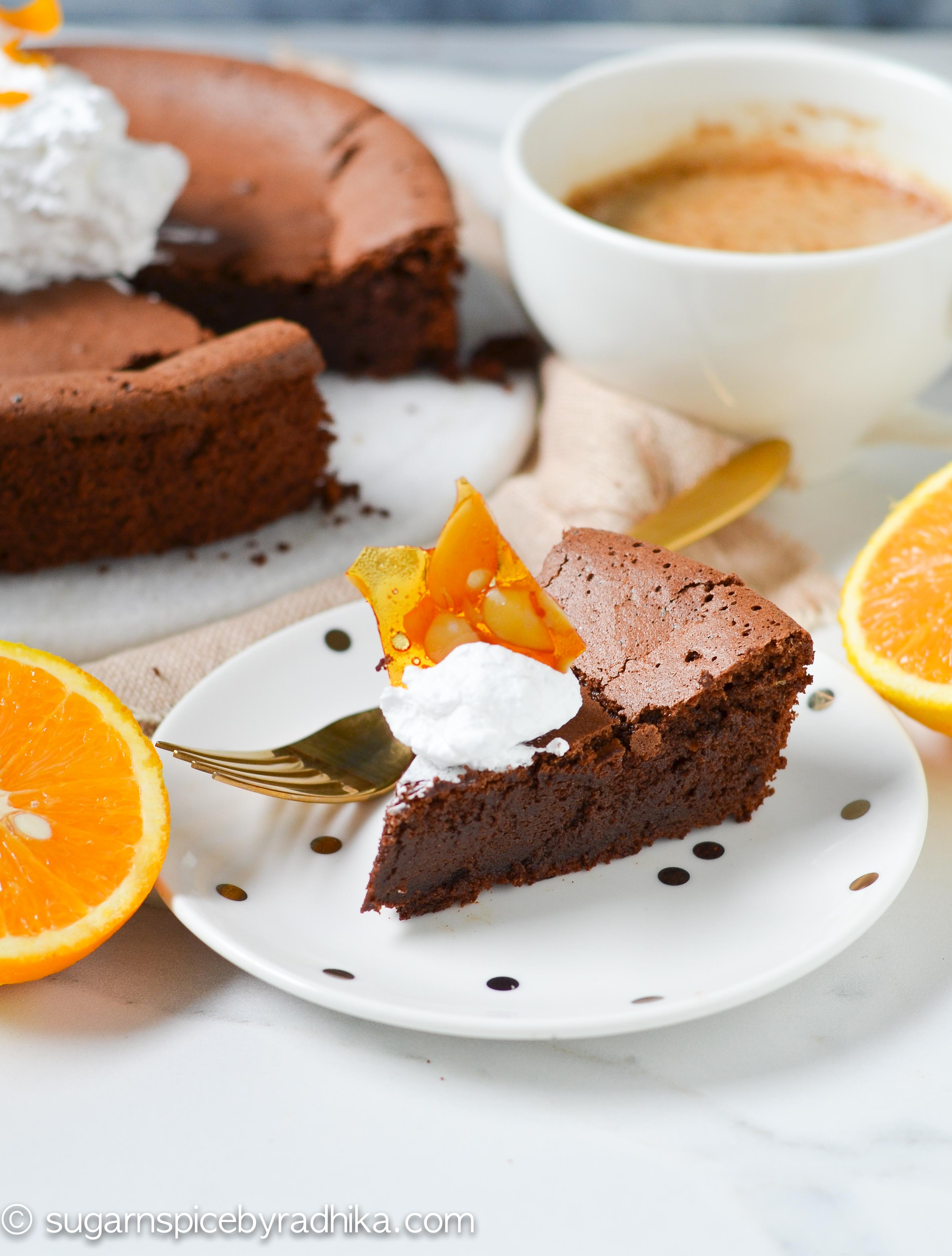 Flourless Chocolate Orange Cake