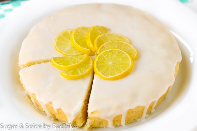 Eggless Lemon Drizzle Cake