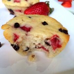 Strawberry and Chocolate Chip Muffins (egg less)